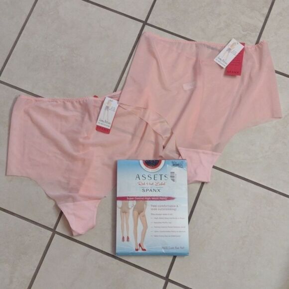 Lot of 3 Spanx Underwear 1 Super Control High-Waist Shapewear 2 gloss pink 3X - Picture 2 of 10